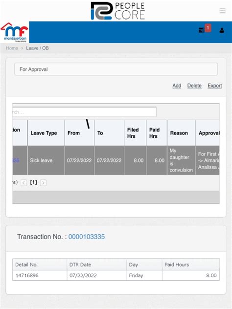 hris dmci|PeopleCore Version 5.